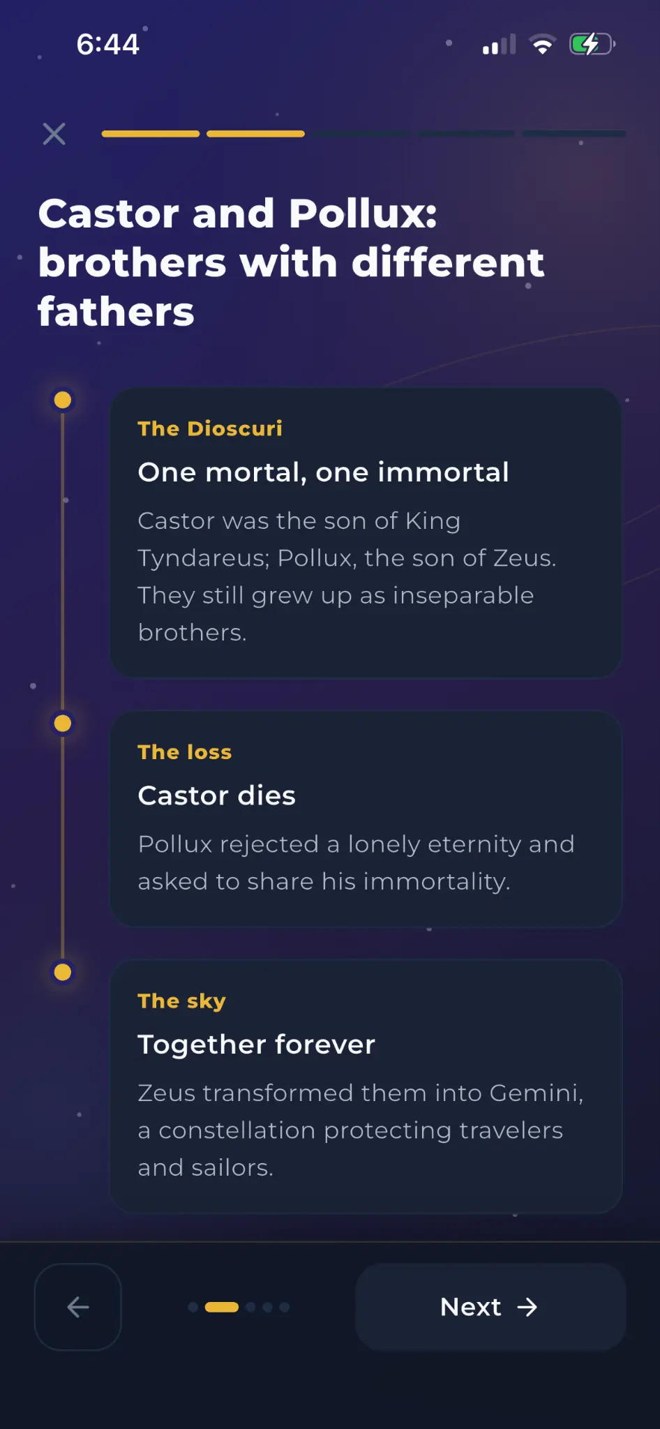 Astraea science and history lesson in English